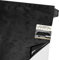 Mikrofaserstoff Selbstklebend für Cockpit,300 * 150cm Wildleder Optik Kunstleder,Kunstleder Wildleder Optik Stretch Dehnbar Stoff Velours (Schwarz)
