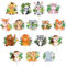 Konsait 30 Stück Safari Cupcake Topper Dschungel Safari Kuchendekorationen Wald Cupcake Topper Baby Shower Tier Kuchentopper Waldparty Tier Kuchentopper Dschungel Thema Geburtstagsdekorationen