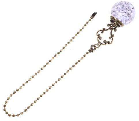 Veemoon Vintage Beaded Zugkette Für Deckenventilator Und Lampe Dekorative Verlängerungskette Antikgrün Effekten Für Stilvolle Wohnräume Passend Für Verschiedene Beleuchtungssysteme