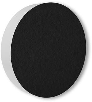 Schallabsorber - Kreis Ø 40 cm aus Basotect G+ Akustik Element Schalldämmung - Diverse Farben (Schwarz)