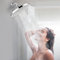 JINYOMFLY Wasserfall-Duschkopf 8 Zoll, Duschkopf Regendusche Rund, Hochdruck Kopfbrause Wassersparend, Regenduschkopf Verstellbarer, G1/2-Gewinde