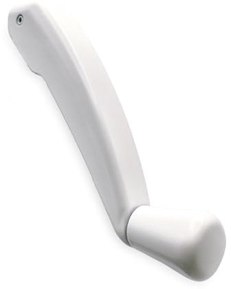 Casement Window Crank Handle Replacement With Folding Low Profile Design, Durable White Finish, Works On Casement And Awning Windows. Fits Milgard Windows And Some Other Window Brands.