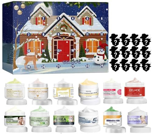 Adventskalender 2024 | Adventskalender 2024 Frauen | Adventskalender 2024 Beauty | 24 Einzeln Verpackte Makeup und Kosmetik | Weihnachtsgeschenke Für Dich Selbst Oder Mädchen
