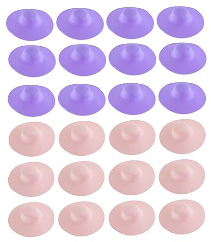 KONTONTY 24-teiliges Puppenkopfschmuck-Set Für Puppen TPE-puppenzubehör Universelle Hüte Miniatur-puppenkopfbedeckung PVC-Material