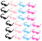 ibasenice 60St Puppe Mini-Brille Miniaturpuppenbrille winzige Spielsachen Puppenhausbrille Kinderparty-Accessoires Puppenbrillen süße Brille für Puppen Mini-Sonnenbrille zum Basteln Plastik