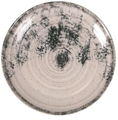 La Mediterránea Dessertteller, 20 cm, Aspe, Grau, 6 Stück