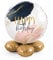 Eleganter Folienballon Happy Birthday selbstehende Funktion Set Ballon Geburtstag Frauen Mädchen Deko modern Luftballons Geburtstag