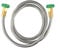 Stainless Steel Garden Hose, 1-15 Foot Metal Joint Double Headed Short Tube, Suitable For Home Gardening Washing Machine With 2 Washers(6FT)