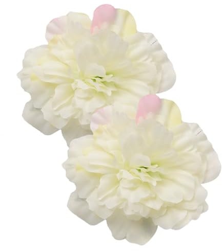 Lot de 2 pinces à rideaux en forme de fleurs artificielles modernes et décoratives