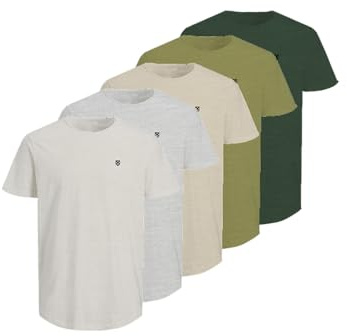 JACK & JONES Jprblabrody Tee Ss Crew Neck 5Pk Mp Noos