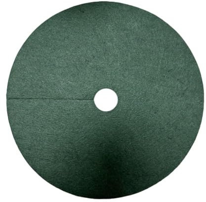 Tissu anti-mauvaises herbes pour rétention d'humidité et ventilation des racines - Couleur verte - Rond - Tissu dégradable - Tapis de protection pour l'aménagement paysager - Tapis de racine, plante