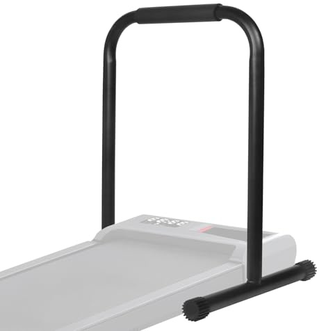 Handle Bar for Walking Pad Only, Adjustable Handrail Height from 34.2 to 42.1 Inch, Compatible with Walking Pad 20.2'' Wide, Non-Slip Rubber Feet, Comfortable Absorbent Grip