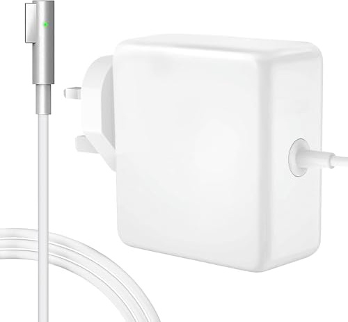 Jialisita Mac Book Pro Charger 60W, Replacement L-Tip Power Adapter Charger Compatible with Mac Book 13 Inch 2009 2010, Mac Book Pro 13' (2011~2012) Models A1278 A1342