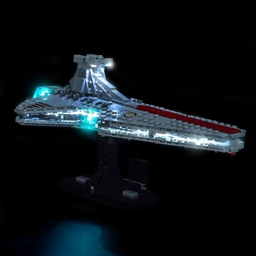 LocoLee Licht Kompatibel mit Lego 75441 Venator-Class Attack Cruiser (Kein - Lego-Set) Dekorative Beleuchtung Set Compatible with Lego Angriffskreuzer der Venator-Klasse