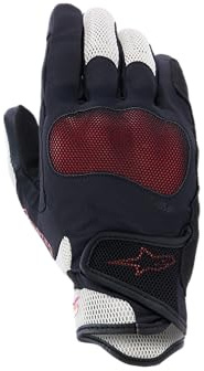 Alpinestars Stella Mogress Airflow Damen-Motorradhandschuhe, schwarz/weiß/orange, 2XL