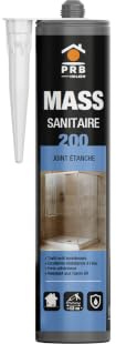 1 Cartouche de Mastic Silicone Blanc 300ml - Cuisine et Salle de Bain