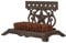 Heavy Duty Cast Iron Doorstep Coir Shoe Brush Weighted Doormat with Shoe Scraper Top (DM95)