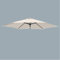 Green Bay Replacement Fabric Garden Parasol Canopy Cover for 3m 8 Arm Parasol - Cream
