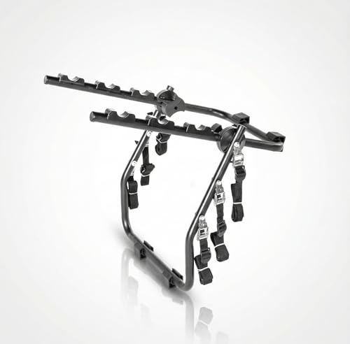 VDP universal Fahrradträger Travel - Heckfahrradträger Heckklappenträger Auto - für 3 Fahrräder - für Kofferraumklappe