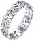 Silvora 5mm breit Keltischer Knoten Fingerring 925 Silber Irischer Triquetra Damenring Klassischer Celtic Knot Ehering Verlobungsring Freundschaftsring Ringgröße 64（20.5）
