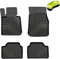 FROGUM No.77 Gummimatten Ganzjahresset von Auto Fußmatten Autofussmatten für BMW 1er F20 2011-2019 | Langlebiges TPE Material