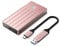Yottamaster 10Gbps RGB NVMe Enclosure with Heatsink, USB3.2 Type C Gaming SSD Caddy Support UASP and TRIM for M Key/B&M Key 2280/2260/2242/2232 NVMe SSDs-Rose Gold