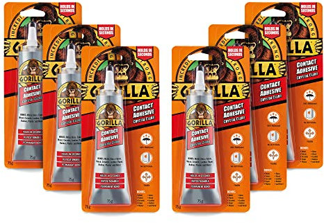 Gorilla Contact Adhesive 75g (6 Pack)