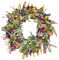 Liummrcy Flores Artificiales de Corona de Puerta, Corona de Puerta en Puerta de 35 cm, guirnaldas Decorativas multipropósito de guirnaldas de Verano de Primavera de Verano, guirnaldas de Flores