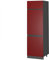 Vicco Kühlumbauschrank R-Line, Hochschrank für die Küche, Rot/Anthrazit, 60 cm J-Shape
