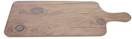 Thunder Group Sequoia melamine serveware 12 1/2 x 5 1/2 serving board w/handle, faux wood, comes in each