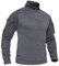 TACVASEN Militär Herren Armee T-Shirt Taktisches Langarmshirt Baumwolle Shirt Outdoor Cotton Tshirt für Paintball Airsoft (L, Dunkelgrau)