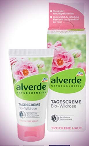 alverde NATURKOSMETIK Tagespflege Bio-Wildrose, 50 ml