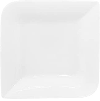 KASANOVA Piatto frutta quadrato in porcellana bianca, 22x22 cm bianco Tavola