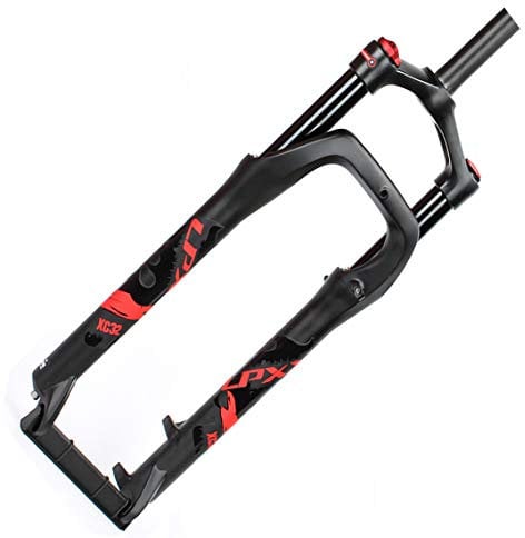 Fat Fahrradgabel Federgabel,135 Mm Fahrradgabel Radfahren Luftstoßdämpfer Federgabel Schnee MTB Moutain 20 Zoll Federgabeln Aluminiumlegierung Für 4 0 Reifen