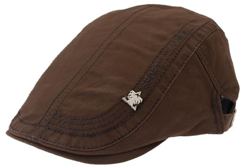 KeepSa Herren Baumwolle Vintage Style Flatcap Gatsby Ivy Irish Hat Newsboy Baskenmütze Cap