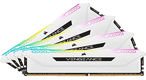 MEMORIA CORSAIR RAM DDR4 3200 64GB C16 VEN. RGB PRO SL K4 4X16GB,VENGEANCE,1.35V,WHITE 16-20-20-38 FOR INTEL PO:408-7119039-9686735