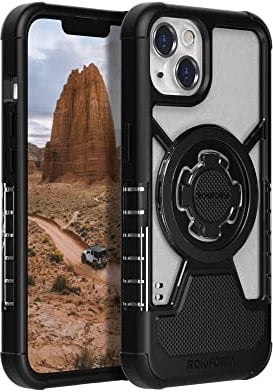 ROKFORM - iPhone 13 Hülle, Doppelmagnet oder und Dreh Verriegelung, iPhone 13 Handyhülle nach Militärstandards geprüft - Crystal Series (Durchsichtig)
