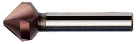 Dormer G50650.0 Serie G506 HSS 90° Kegelsenker mit Tri-Flat-Schaft, TiAIN, 50,0 mm x 5,0 mm x 126 mm