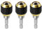 Gasea 3 Packs 1/4 Hex Shank Quick Coupling Self-Locking Connecting Rod Drill Bit Holder Drill Chuck Adapter Power Tools 60mm