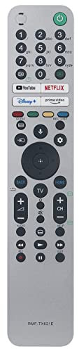 RMF-TX621E Voice Remplacement de la télécommande Convient pour Sony 4K 8K OLED UHD Smart TV A90J Z9J X95J XR-83A90J XR-65A90J XR-55A90J XR-85Z9J XR-75Z9J XR-85X95J XR-75X95J XR-65X95J