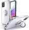 Silverback für Samsung Galaxy A53 5G Hülle, Handyhülle Samsung A53 mit 360° Ring Halter Schutzhülle TPU Cover Stoßfester Stoßfänger Weiche Dünn für Samsung Galaxy A53 5G Case - Transparent