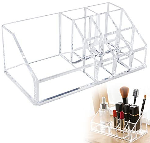 Rairsky Kosmetik Organizer Acryl Make-up Organizer - Ohne Schubladen,Schminktisch Zubehör/Aufbewahrungsbox Kosmetik/Skincare Organizer/Schminkbox für Schminktisch, Schlafzimmer, Bad