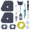 Gubeter Kit de Tapa de Manguera de línea de Combustible de Filtro de Aire, Piezas de Motor para Stihl Fs90 Fs100 Fs110 Fs130 Ht101 Ht130 Ht131, 41801201800, 4180 120 1800