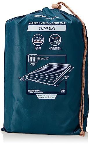 QUECHUA Matelas Gonflable de Camping Air Comfort - 200 cm x 120 cm x 17 cm - pour 2 Personnes