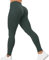 Yaavii Leggings Damen High Waist Scruch Butt Push Up Butt Lift Fitnesshosen Hohe Taille Yogahose Laufhose Grau S