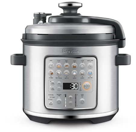 Breville Fast Slow Go Pressure Cooker BPR680BSS, Brushed Stainless Steel