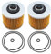 MCHNIC 2x Ölfilter HF145 für Yamaha Motorräder