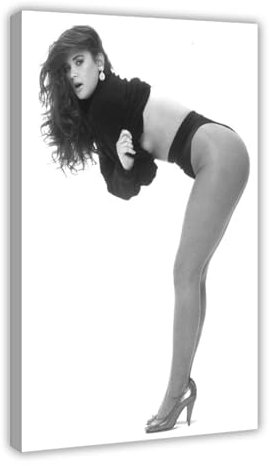 THEGIS Schauspielerin Demi Moore 3 Leinwand-Poster, Wandkunst, Dekor, Bild, Gemälde für Wohnzimmer, Schlafzimmer, Dekoration, Rahmen-Stil, 40 x 60 cm