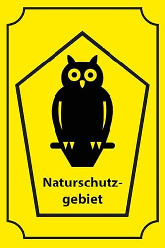 mrdeco Metall Schild 12x18cm gewölbt Naturschutzgebiet Tiere Blechschild