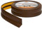 Battiscopa Morbido Adesivo | 15 mm x 15 mm | 5 Metri | Striscia di Chiusura Nastro Sigillante Per il Bagno Per la Cucina PVC Flessibile Stretto Decorativo Marrone scuro